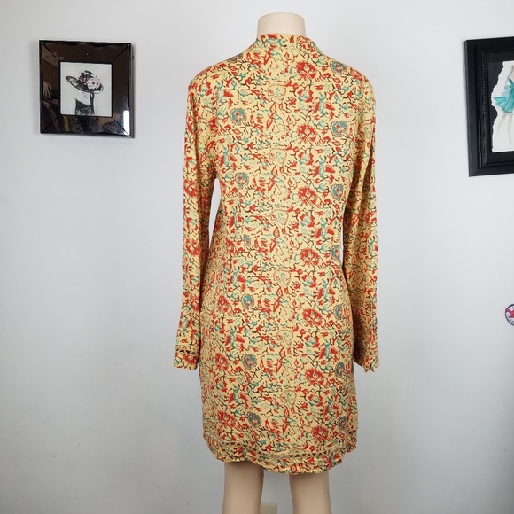 John robshaw for Lucky boho flower print dress L - Picture 4 of 8